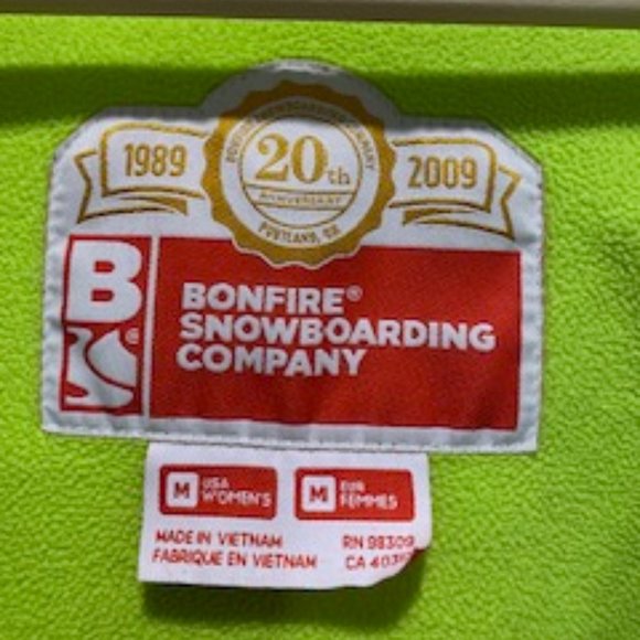 Bonfire Snowboarding Women softshell jacket Piper size M - Picture 8 of 11